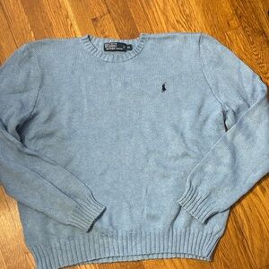 Polo by Ralph Lauren Light Blue Crewneck Sweater